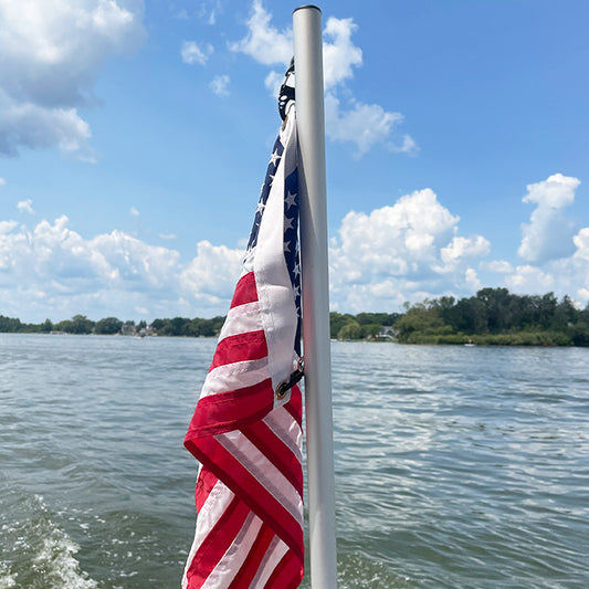 Pontoon Flag Pole Bundle - Preorder
