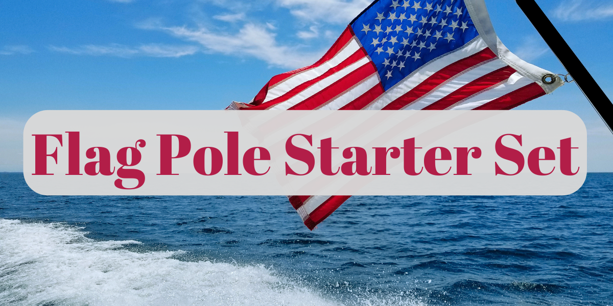 Marine-Grade Boat Flag Pole and mounting system