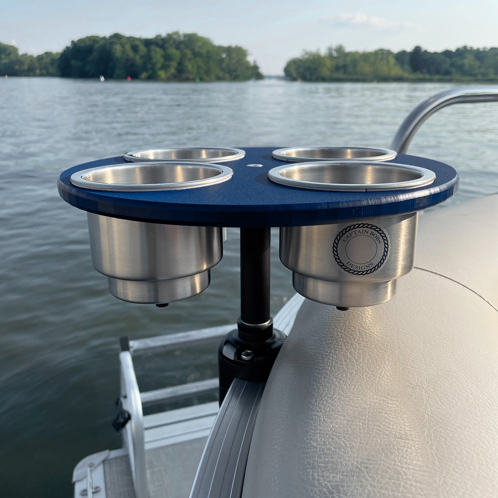 fishing rod beer holder SandBar® Pontoon Drink Holder Bundle| Captain Bob Designs – Captain Bob Designs
