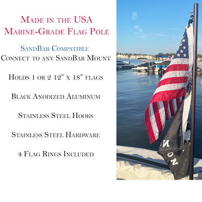 36" SandBar Flag Pole